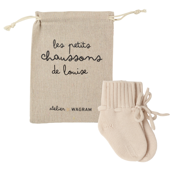 Chaussons Tricotés - écru