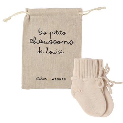 Chaussons Tricotés - écru