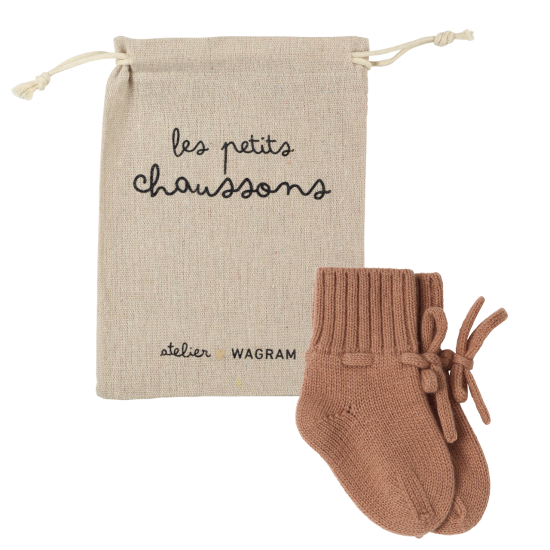 Chaussons Tricotés - Rouille