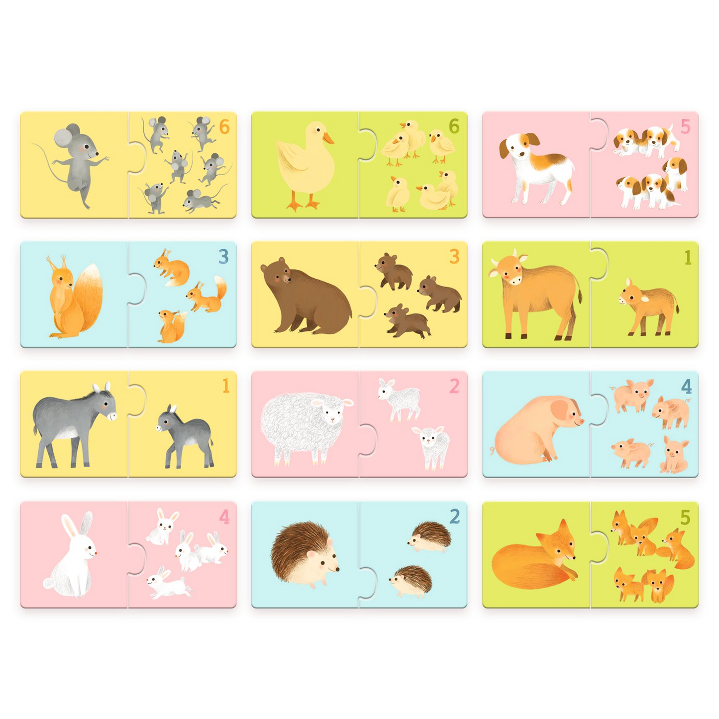 Duo bébés animaux