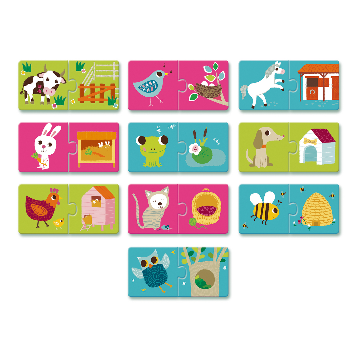 Duo de puzzles Habitat