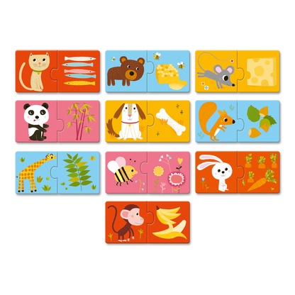 Duo de puzzles - À table !