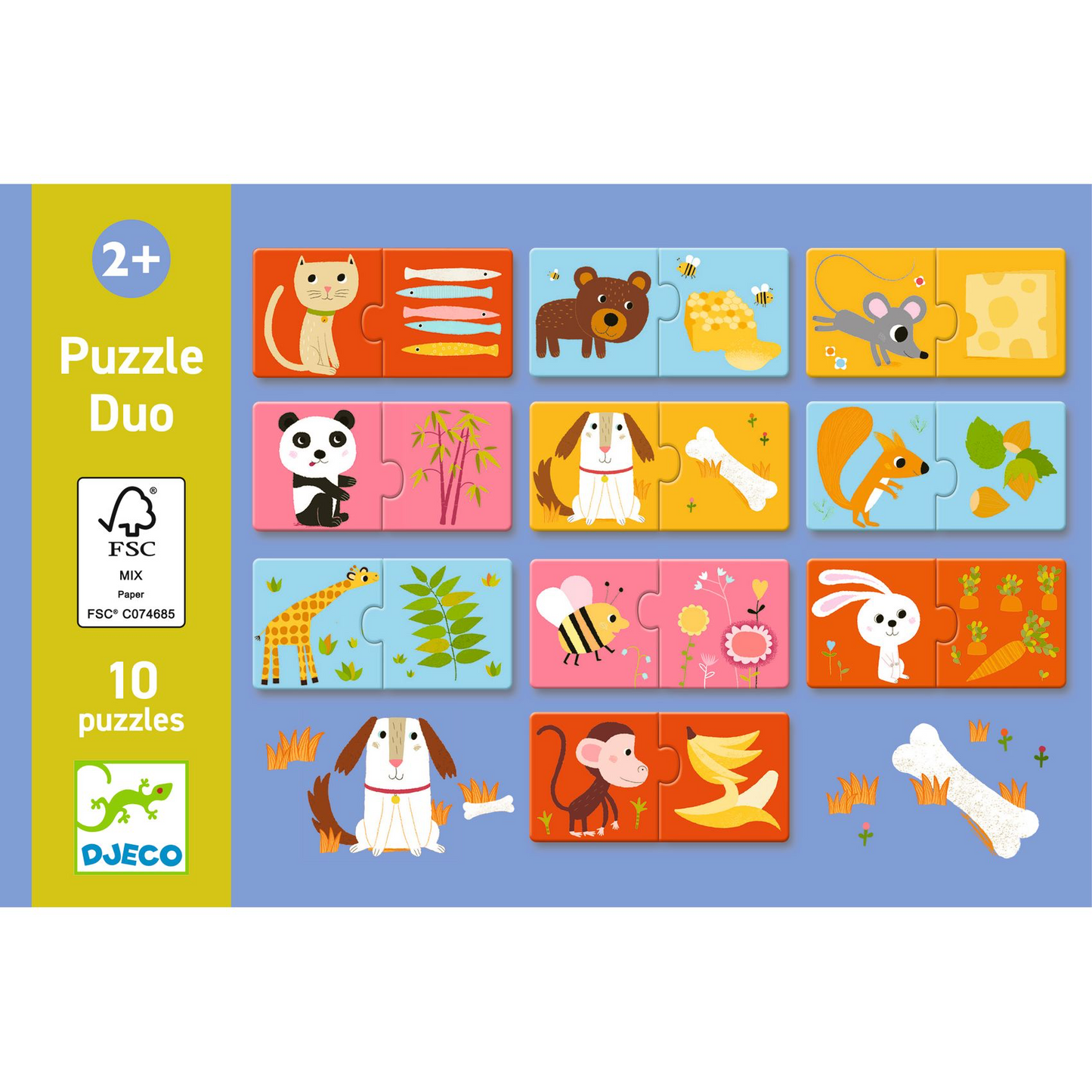 Duo de puzzles - À table !