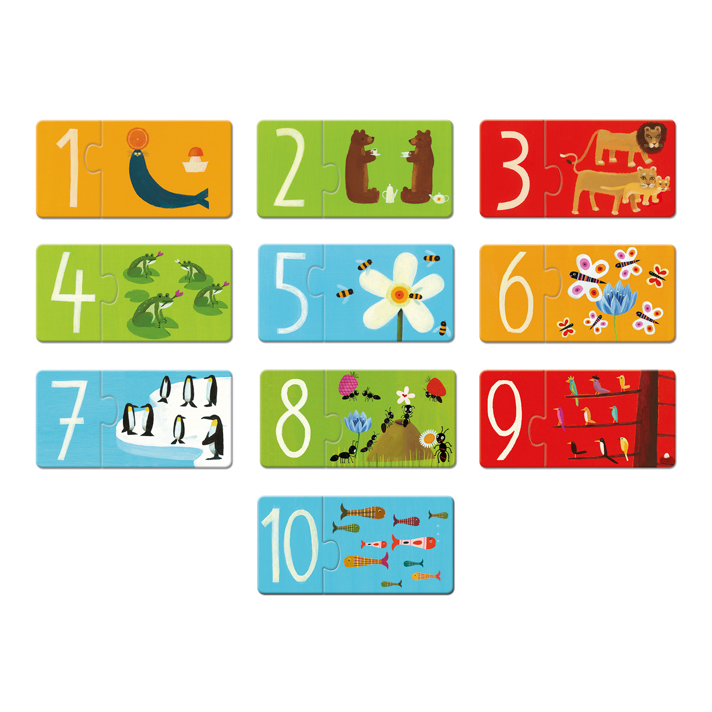 Le duo de puzzles Chiffres