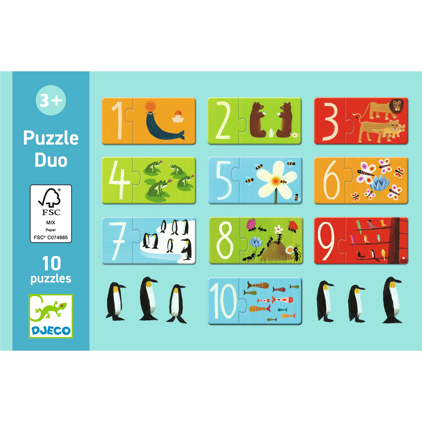 Le duo de puzzles Chiffres