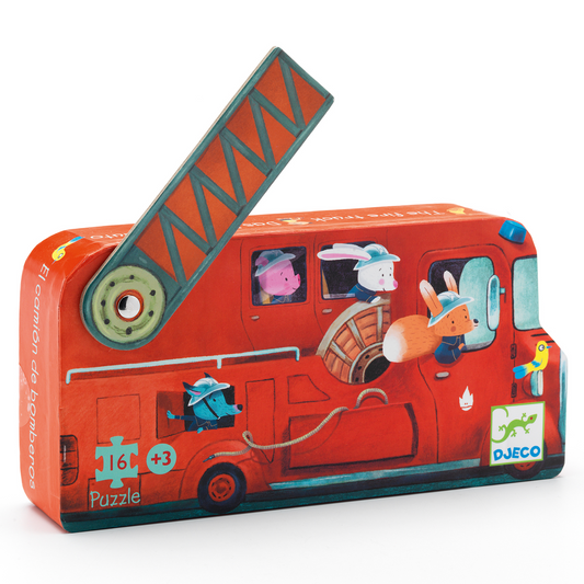 Le camion de pompier - 16 pièces