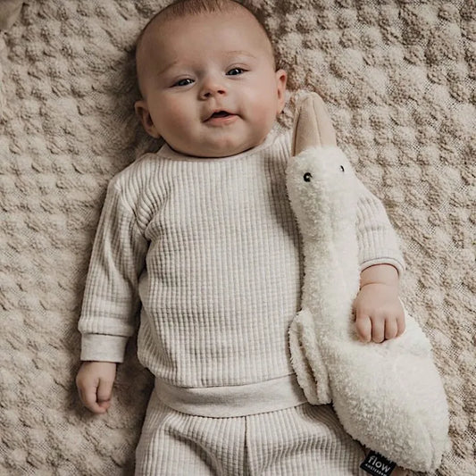 Peluche bruit blanc Liva - oie blanche