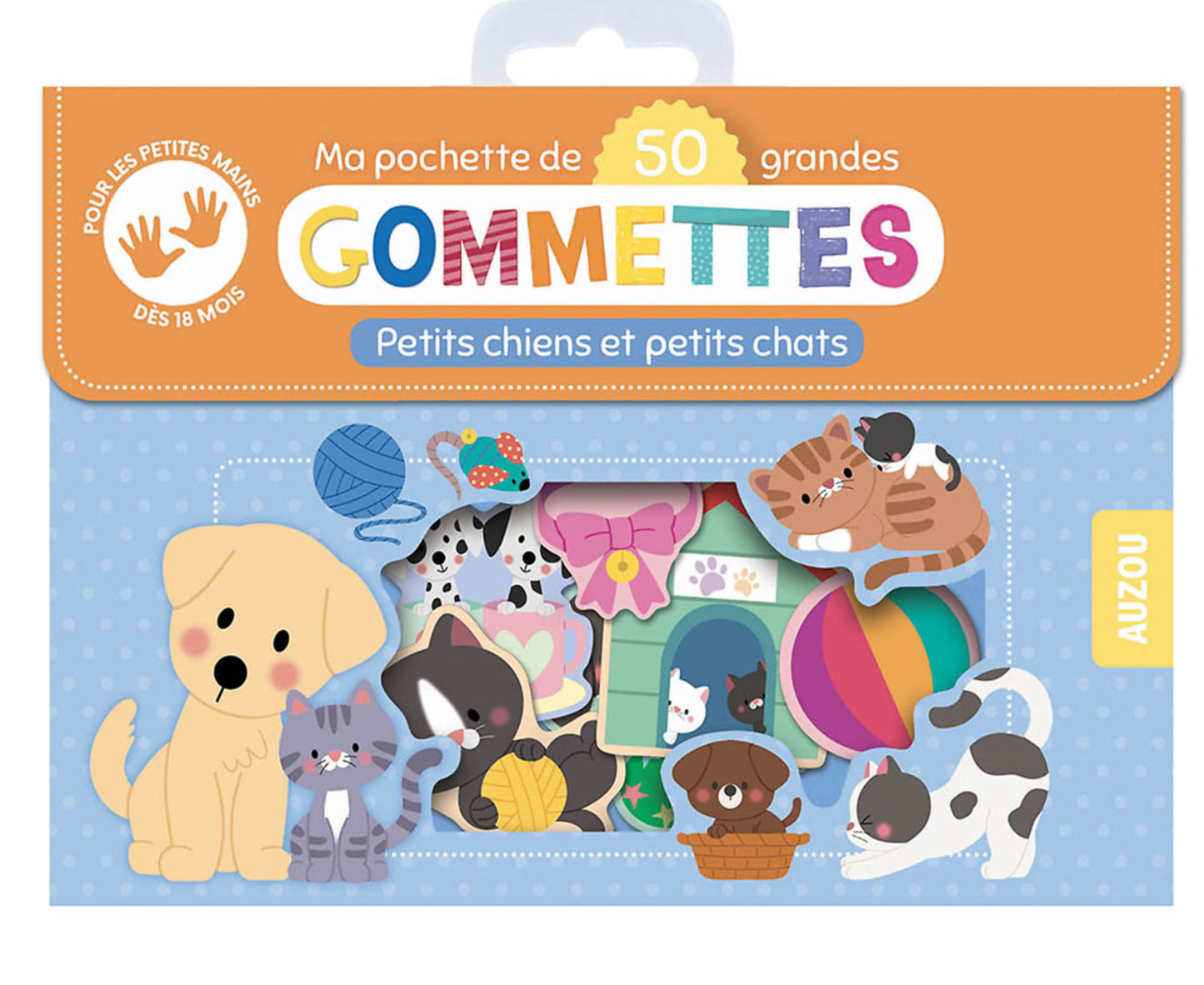 Ma pochette de 50 gommettes - Petits Chiens et Petits Chats