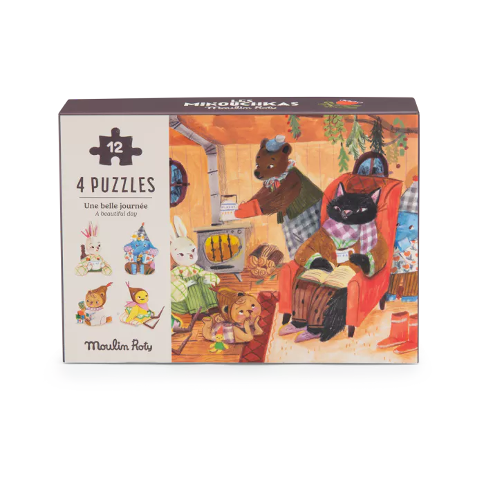 4 puzzles Une belle journée