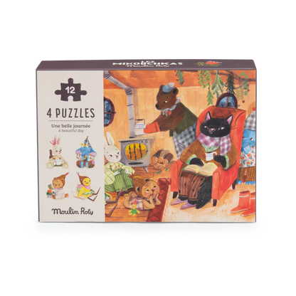 4 puzzles Une belle journée