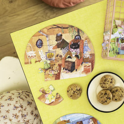 4 puzzles Une belle journée