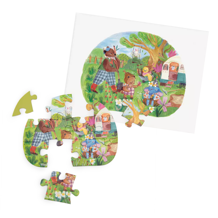 4 puzzles Une belle journée