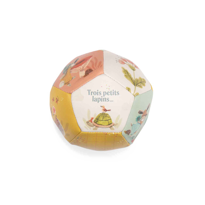 Ballon souple 10cm - Trois petits lapins