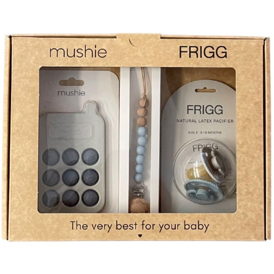 Coffret naissance Bleu - Frigg - Mushie