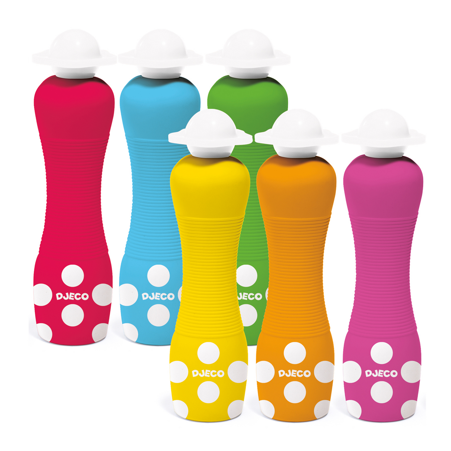 6 Marqueurs mousse de couleur