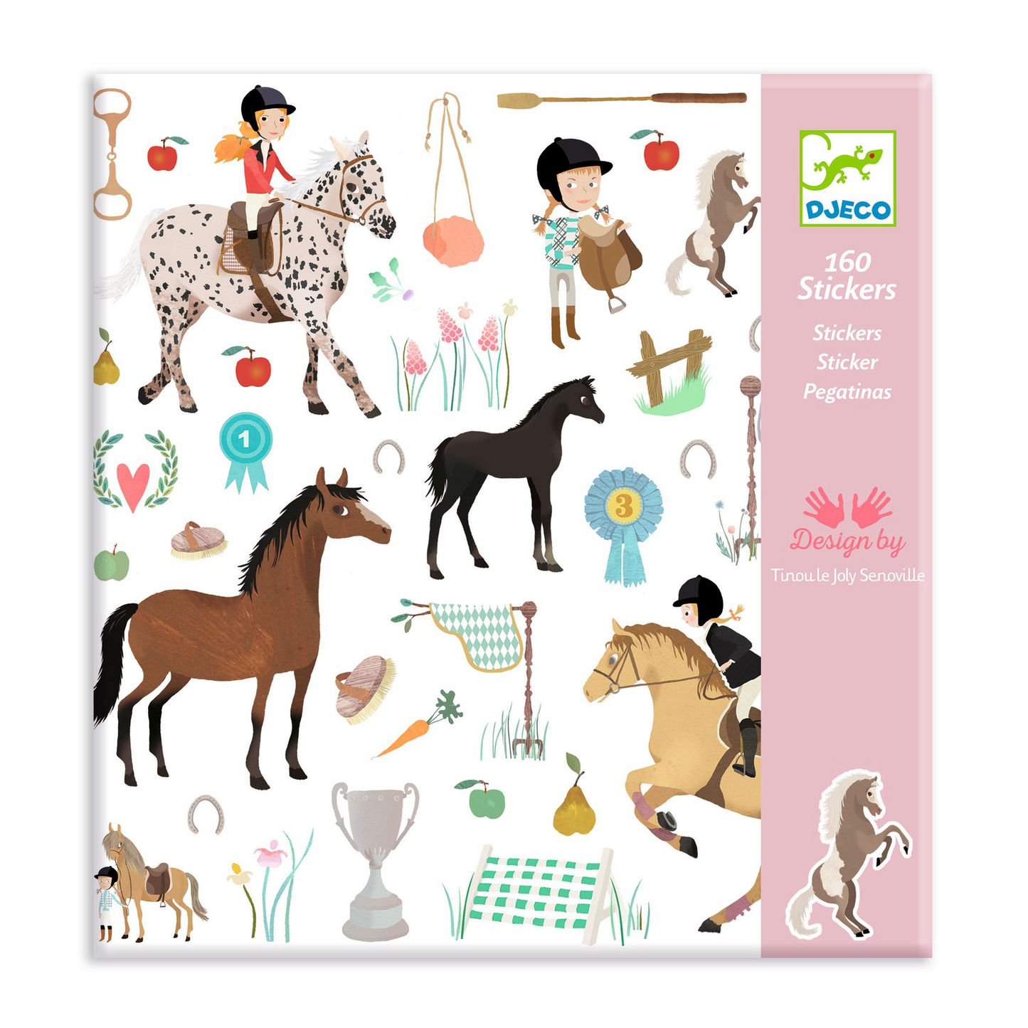 Chevaux - 160 Stickers