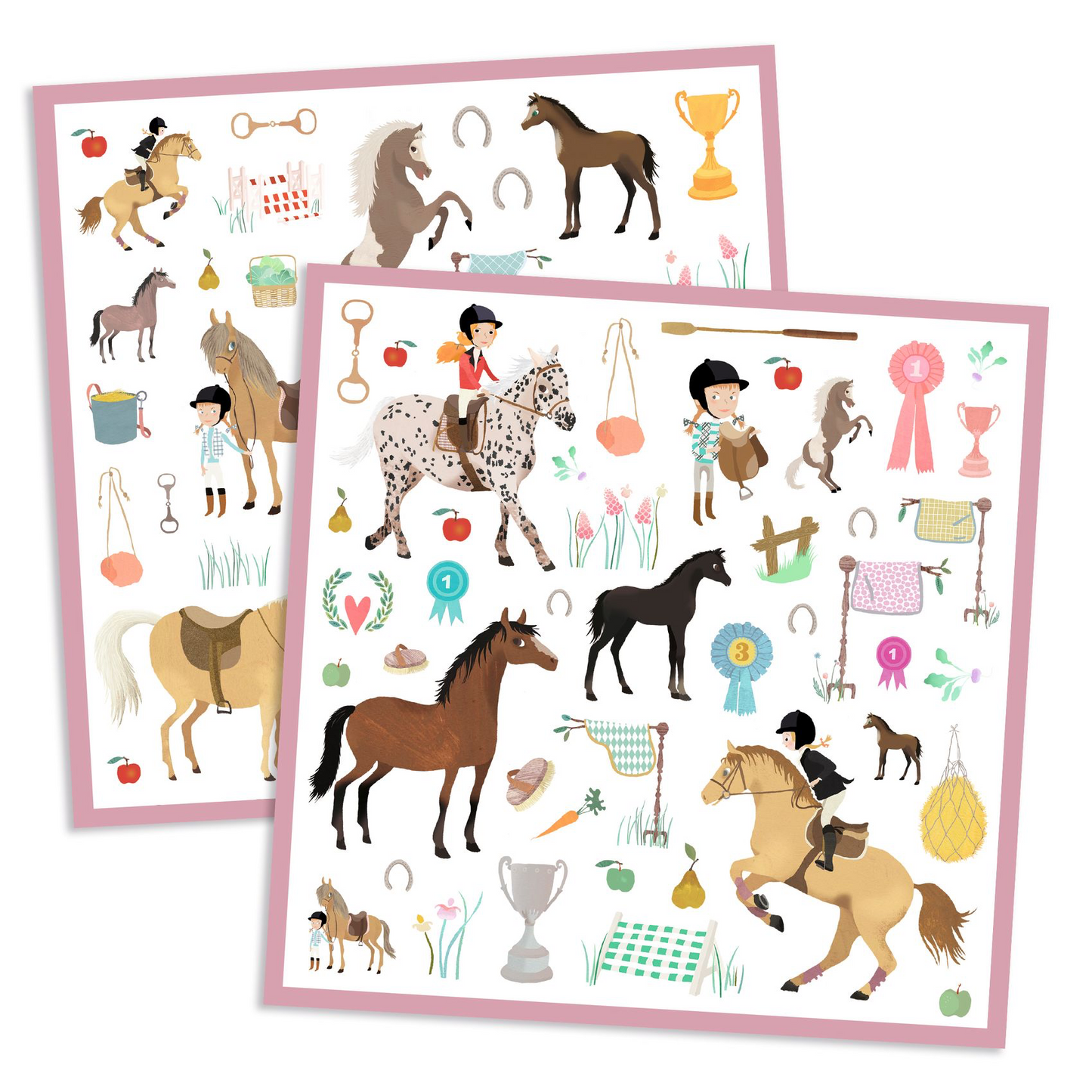 Chevaux - 160 Stickers
