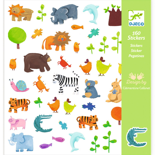 Les animaux - 160 Stickers