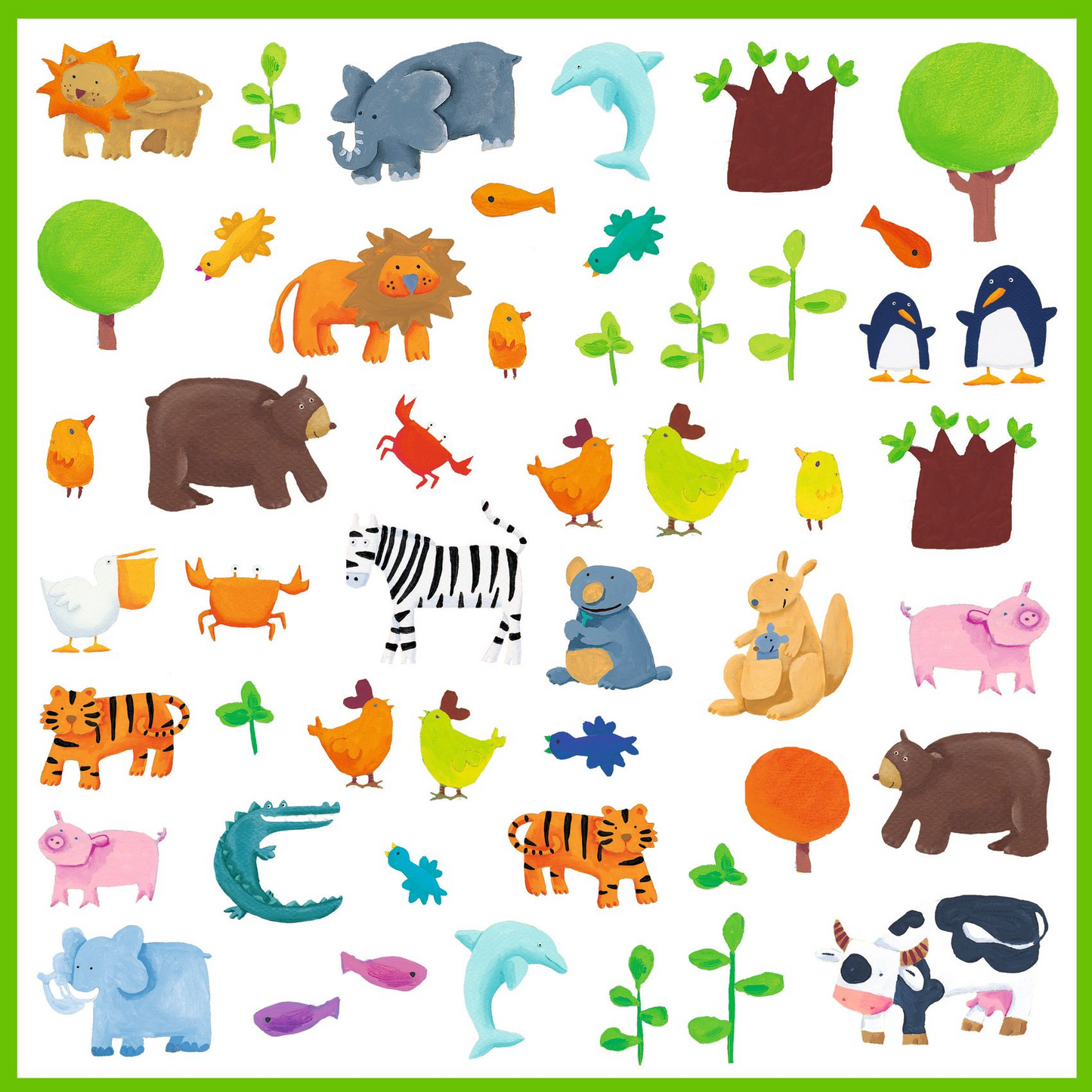 Les animaux - 160 Stickers