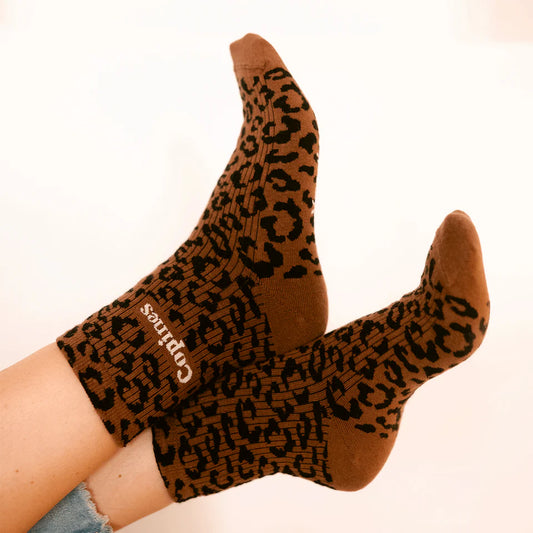 Chaussettes femme léopard - Copines