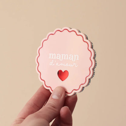 Miroir de poche - Maman d’amour