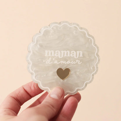 Miroir de poche - Maman d’amour