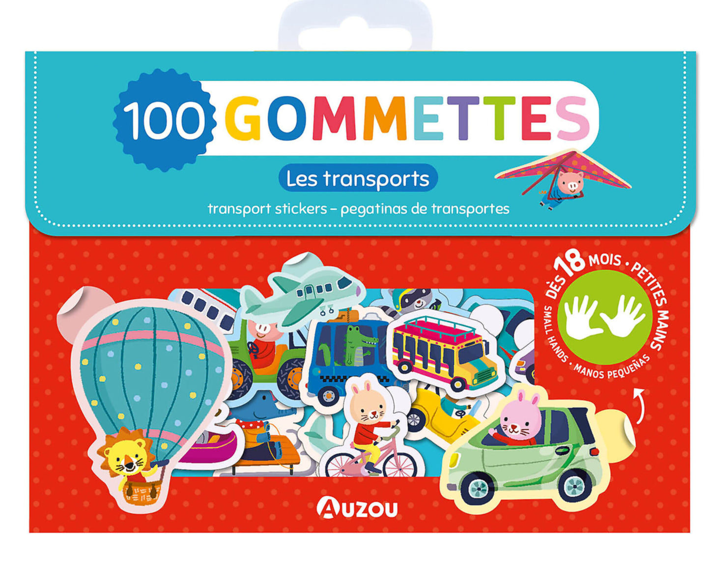Ma pochette de 100 gommettes - Les transports