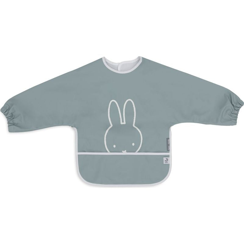 Bavoir à manches imperméable Miffy Peekaboo Sea Green