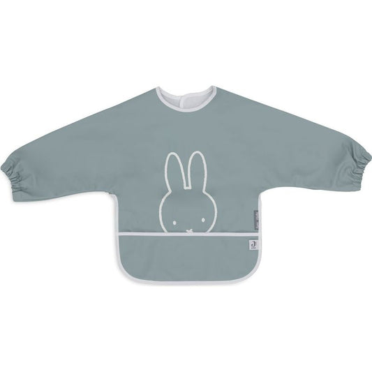 Bavoir à manches imperméable Miffy Peekaboo Sea Green