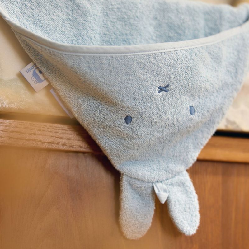 Cape de bain en éponge Miffy Cloudy Blue