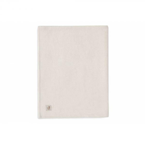 Couverture - Cosy Knit - Ivory/Velvet - 75x100