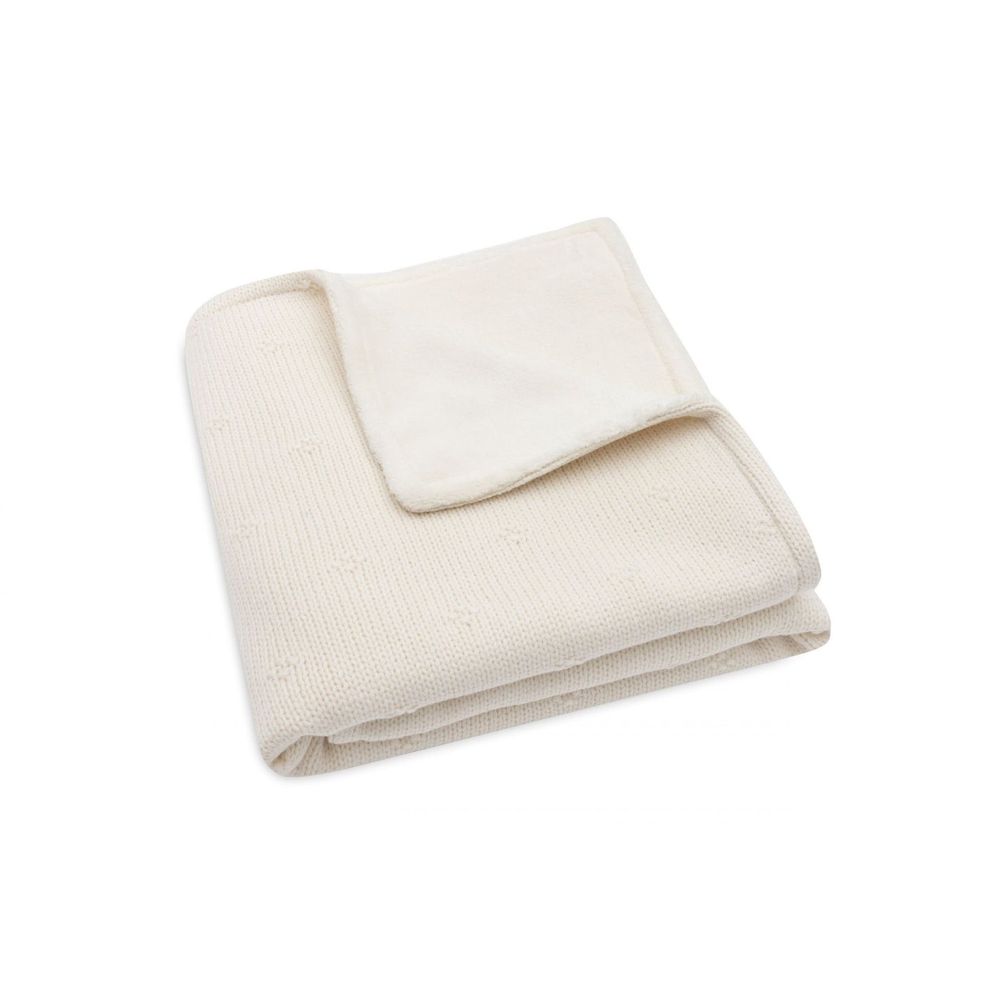 Couverture - Cosy Knit - Ivory/Velvet - 75x100