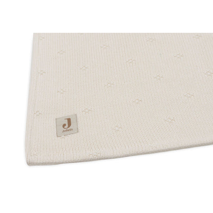 Couverture - Cosy Knit - Ivory/Velvet - 75x100