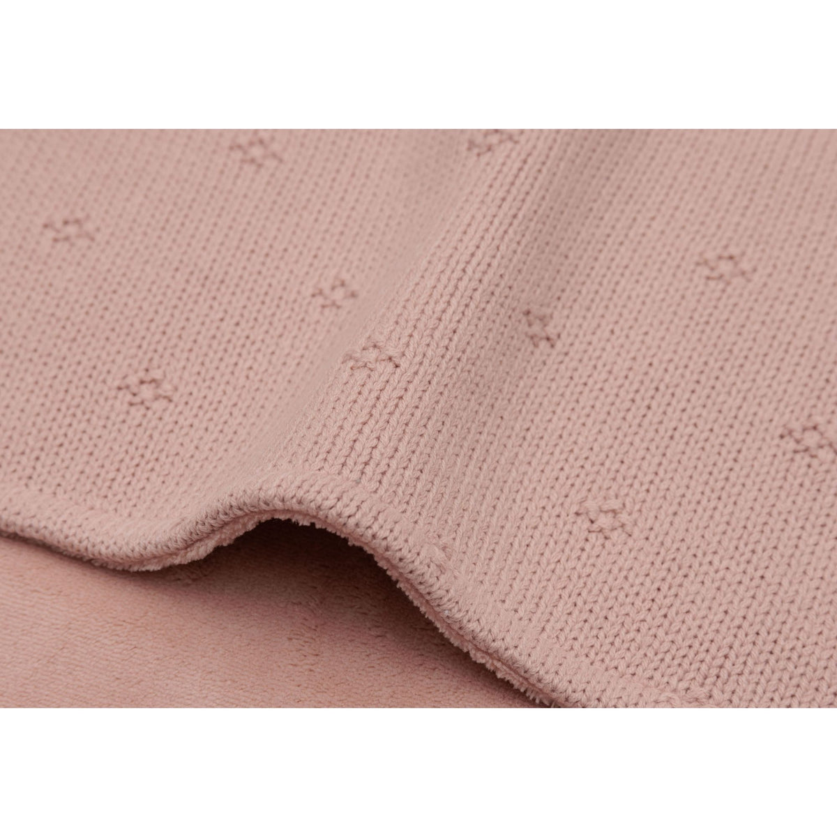 Couverture - Cosy Knit - Rose/Velvet - 75x100