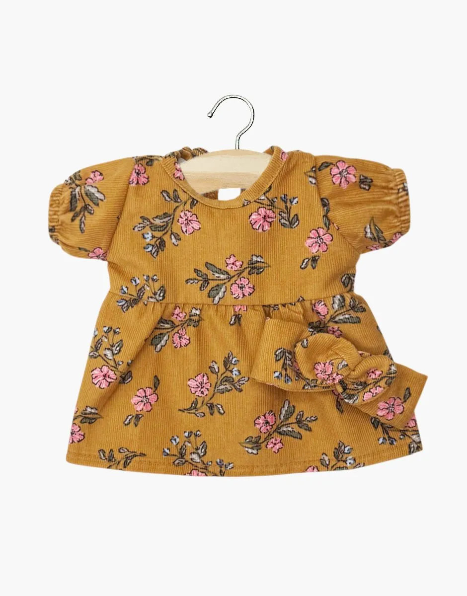 Babies – Robe Faustine et son headband en velours Lina