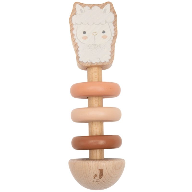 Hochet en bois - Alpaca Paco