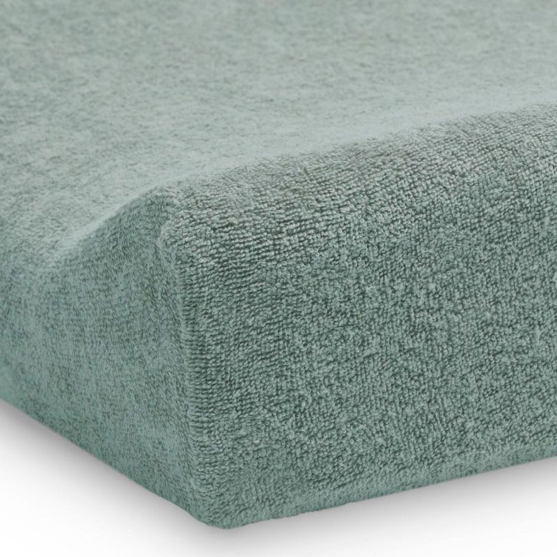 Housse matelas à langer Éponge Ash green