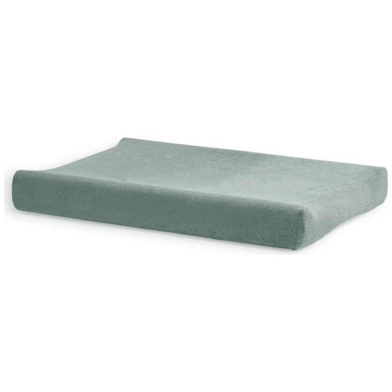 Housse matelas à langer Éponge Ash green