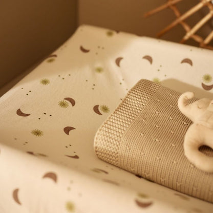 Housse de matelas à langer  jersey - Over the Moon