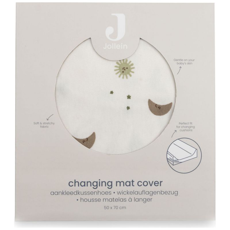 Housse de matelas à langer  jersey - Over the Moon