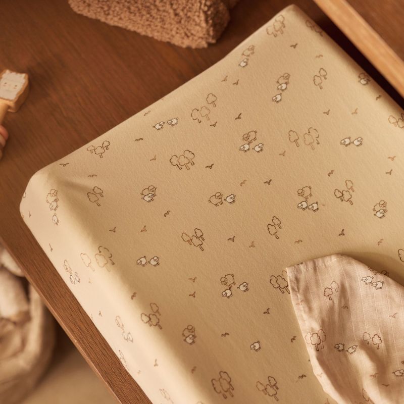 Housse Matelas à Langer Jersey - Woolly