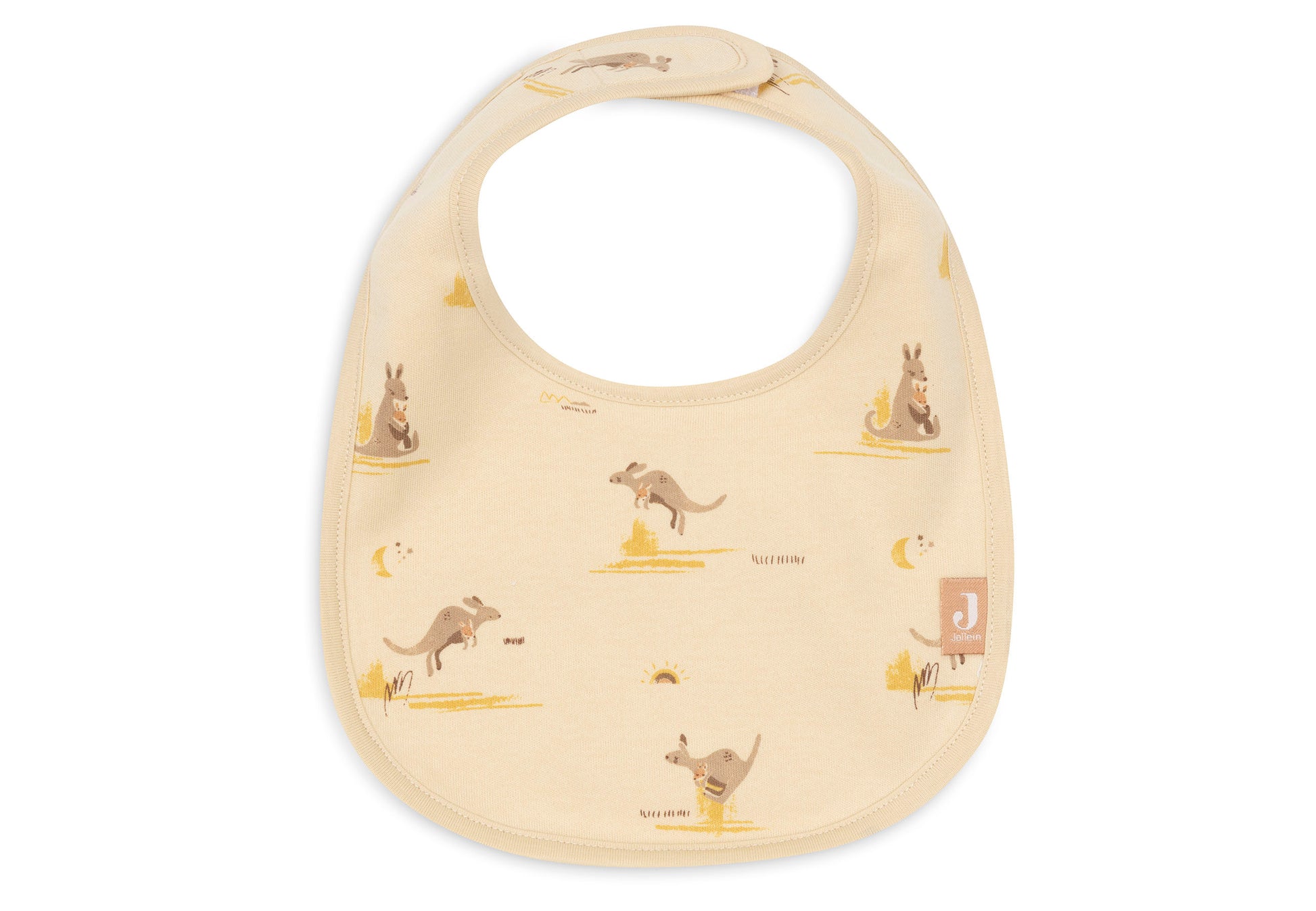 Lot de 5 bavoirs imperméables Jollein Kangaroots pour bébé