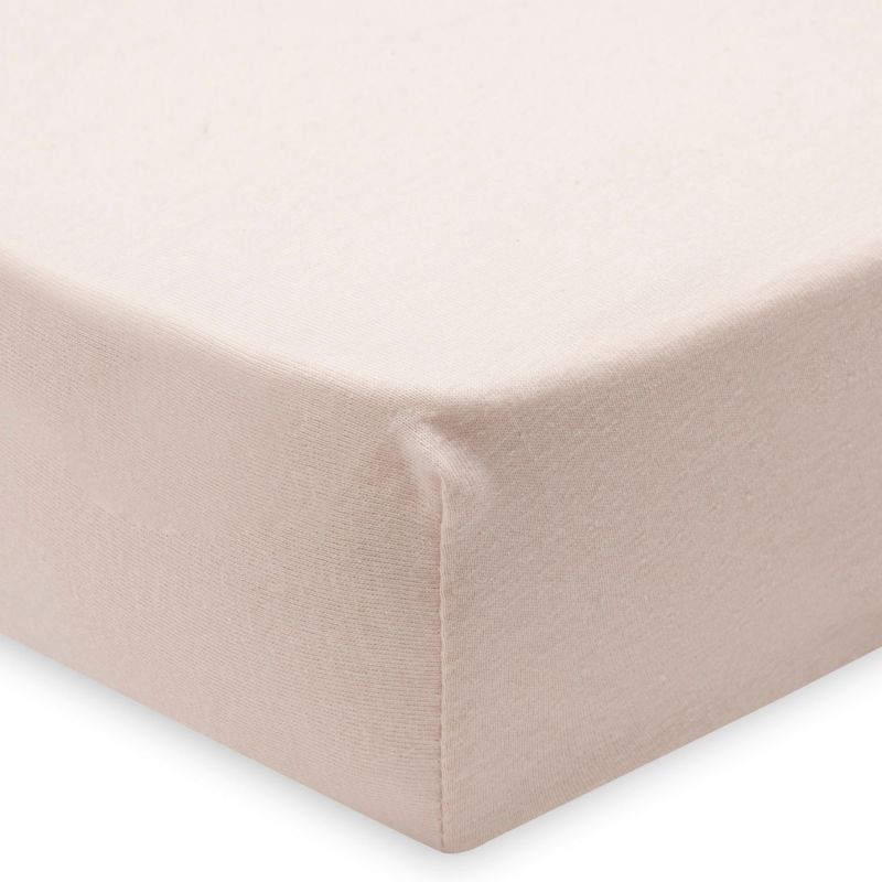Drap-housse pack 2 - Jersey - Wild Rose / Blush
