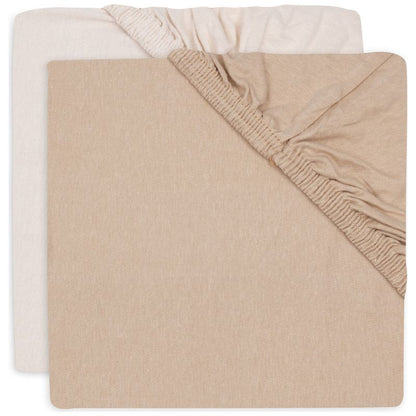 Drap-housse pack 2 - Jersey - Wild Rose / Blush
