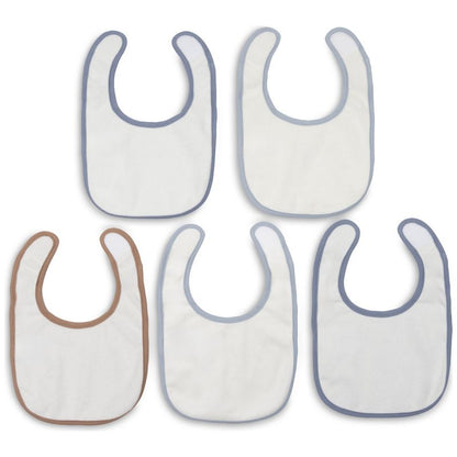 Lot de 5 bavoirs imperméables Miffy Moments Cloudy Blue