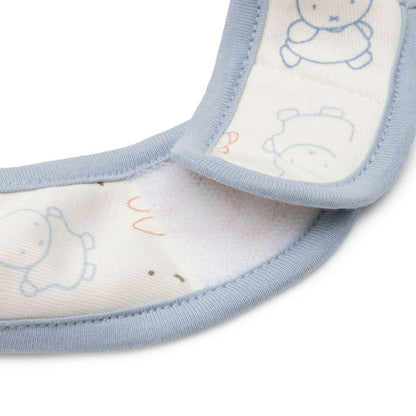 Lot de 5 bavoirs imperméables Miffy Moments Cloudy Blue