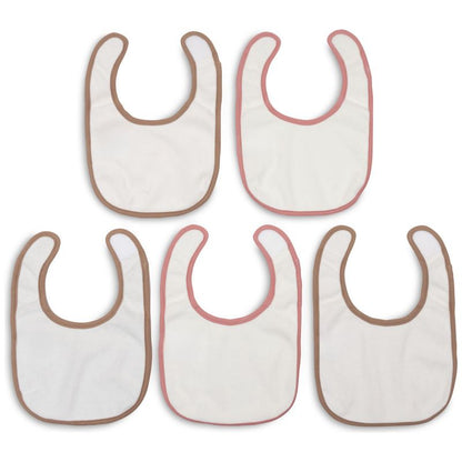 Lot de 5 bavoirs imperméables Miffy Moments Silk Rose