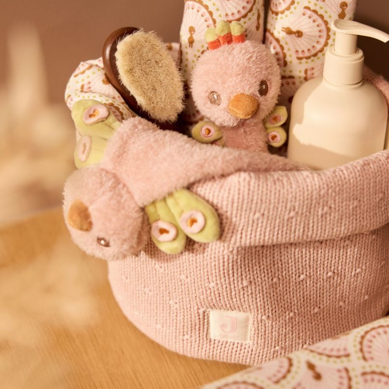 Panier de rangement Sprinkle Knit silk rose