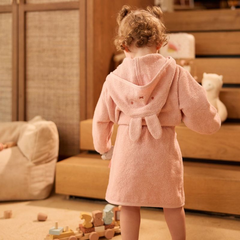 Peignoir en éponge 1/2 ans Miffy Silk Rose