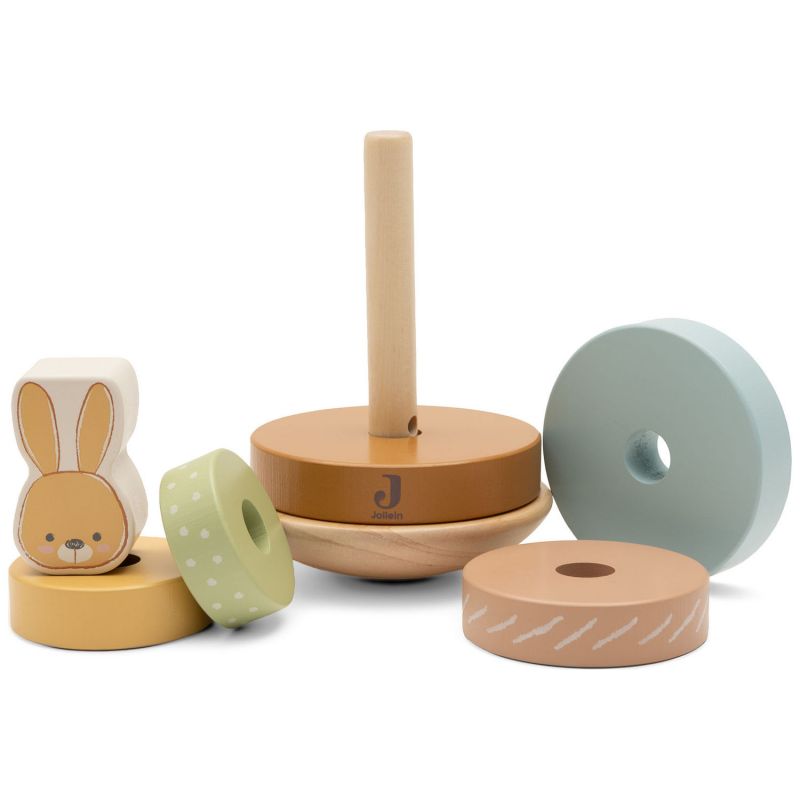 Tour à empiler en bois Bunny Luz